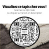 Tapis Taza IDAHO - QR Code réalité augmentée I Axodeco.fr