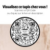 Tapis Morzine IDAHO coloris 10 - QR code réalité augmentée I Axodeco.fr