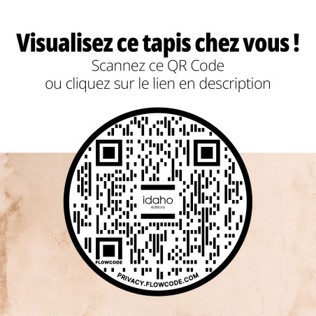 Tapis Morzine IDAHO coloris 12 - QR code réalité augmentée I Axodeco.fr