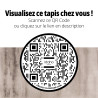Tapis Morzine IDAHO coloris 14 - QR code réalité augmentée I Axodeco.fr