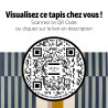 Tapis Madrague IDAHO - QR Code réalité augmentée I Axodeco.fr