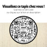 Tapis Paros écru IDAHO - Qr Code I Axodeco.fr