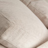 Canapé droit SITS 2 places en tissu chenille Brandon coloris nature avec pieds bois - Zoom finitions I Axodeco.fr