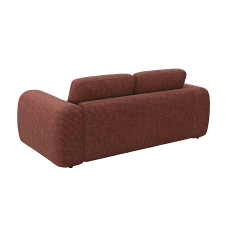 Canapé FLEXLUX 2,5 places en velours côtelé Molino tissu scala coloris cinnamon  -  Vue de dos I Axodeco.fr