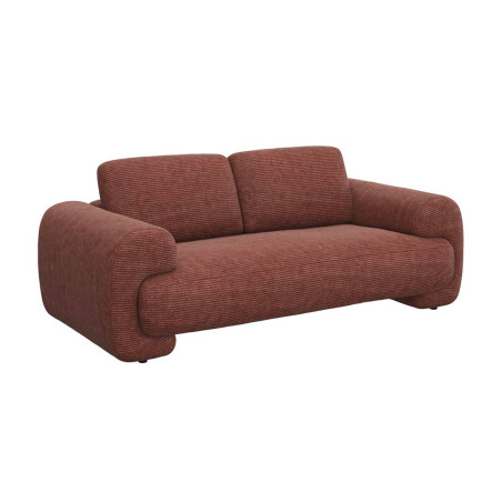 Canapé FLEXLUX 2,5 places en velours côtelé Molino tissu scala coloris cinnamon  -  Vue latérale I Axodeco.fr
