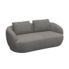 Canapé Torino Flexlux en tissu Roma coloris Latte 2,5 places - vue latérale I Axodeco.fr