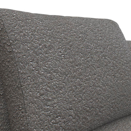 Canapé d'angle gauche Torino Flexlux en tissu roma coloris latte - focus tissu I Axodeco.fr
