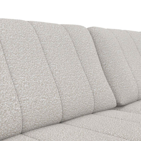 Canapé Tropéa Flexlux - tissu roma coloris off white - focus tissu