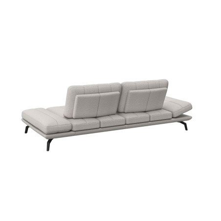 Canapé Tropéa Flexlux - tissu roma coloris off white - vue de dos