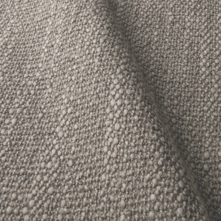 Fauteuil Flexlux en tissu MORO coloris cool beige avec repose pieds - zoom tissu I Axodeco.fr