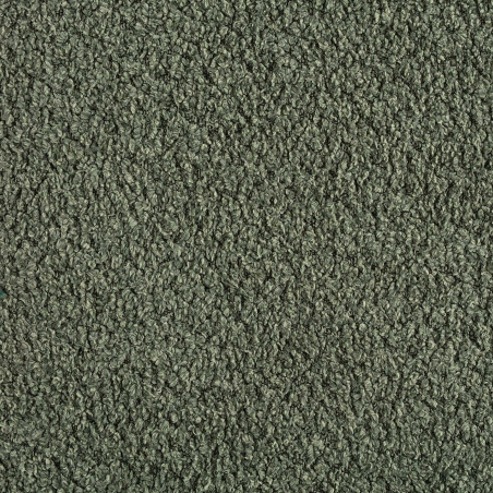 Fauteuil Flexlux en tissu bouclette MORO coloris olive avec repose pieds - zoom tissu I Axodeco.fr