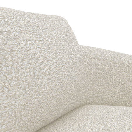 Canapé Torino Flexlux en tissu Roma coloris Off White - focus tissu I Axodeco.fr