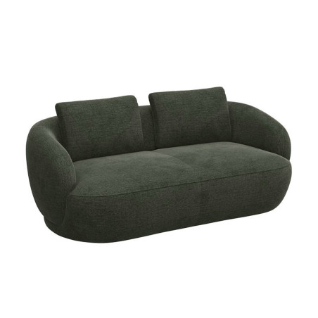 Canapé Torino Flexlux en tissu burano coloris turtle 2.5 places - vue latérale I Axodeco.fr