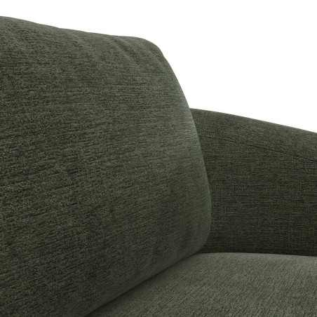 Canapé Torino Flexlux en tissu burano coloris turtle 2.5 places - focus tissu I Axodeco.fr