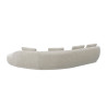 Canapé d'angle droit Torino Flexlux en tissu burano coloris mushroom  - vue de dos I Axodeco.fr