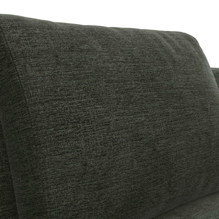 Canapé d'angle droit Torino Flexlux en tissu burano coloris champagne  - focus tissu I Axodeco.fr