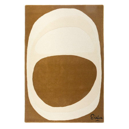 Tapis Echo IDAHO coloris Camel I Collaboration Cécile Siméone I Axodeco.fr