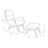 Filaire - fauteuil Moro Flexlux - Axodeco.fr