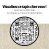 Tapis Kassa - naturel - QR CODE - IDAHO I Axodeco.fr Tapis Kassa - naturel - QR CODE - IDAHO I Axodeco.fr