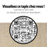 Tapis Kassa - sable - QR CODE - IDAHO I Axodeco.fr