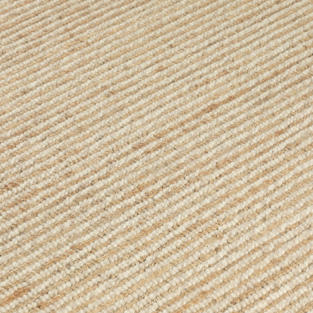 Tapis Minorque Idaho - coloris naturel - zoom I Axodeco.fr