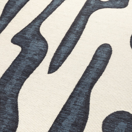 Tapis Agave - bleu - zoom - IDAHO I Axodeco.fr