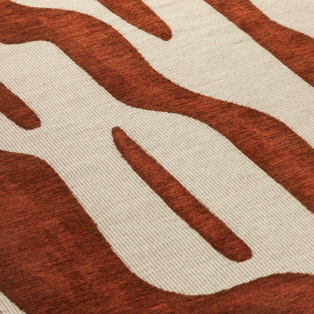 Tapis Agave - rouille - zoom - IDAHO I Axodeco.fr