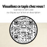 QR CODE - tapis Vassily - écru - IDAHO I Axodeco.fr