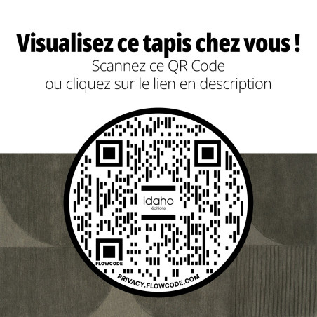 QR CODE - tapis Vassily - kaki - IDAHO I Axodeco.fr
