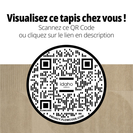 QR CODE - tapis Vassily - sauge - IDAHO I Axodeco.fr