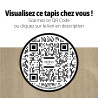 QR CODE - tapis Vassily - sauge - IDAHO I Axodeco.fr