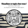 Tapis Agave bleu IDAHO - QR code réalité augmentée I Axodeco.fr Tapis Agave bleu IDAHO - QR code réalité augmentée I Axodeco.fr