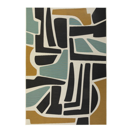Tapis Tamara IDAHO - coloris noir I Axodeco.fr