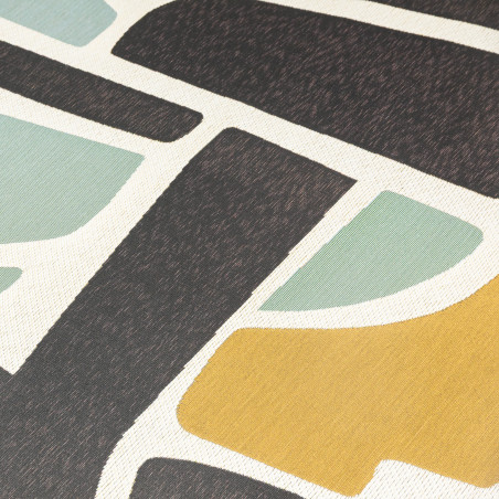 Tapis Tamara IDAHO - coloris noir I Axodeco.fr