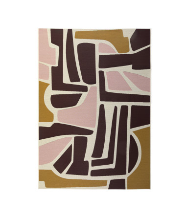 Tapis Tamara IDAHO - coloris prune I Axodeco.fr