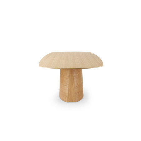 Table de salle à manger CASTLE LINE en chêne naturel Nata - Vue de côté I Axodeco.fr
