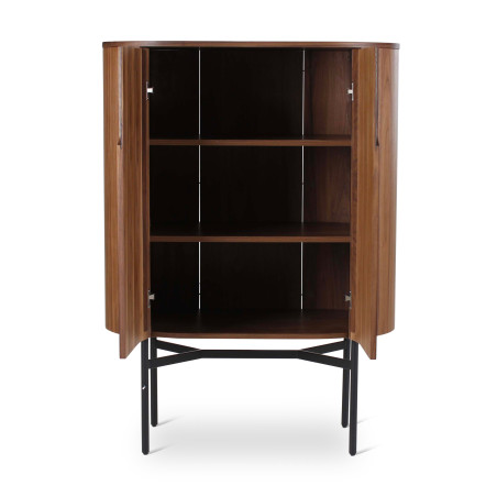 Meuble bar CASTLE LINE Amandine  - Vue de face ouvert I Axodeco.fr