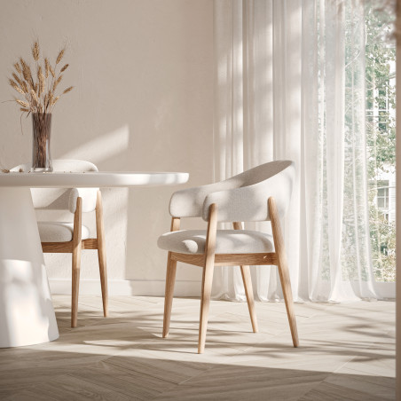 Table basse CASTLE LINE en micro ciment Jade - Ambiance I Axodeco.fr