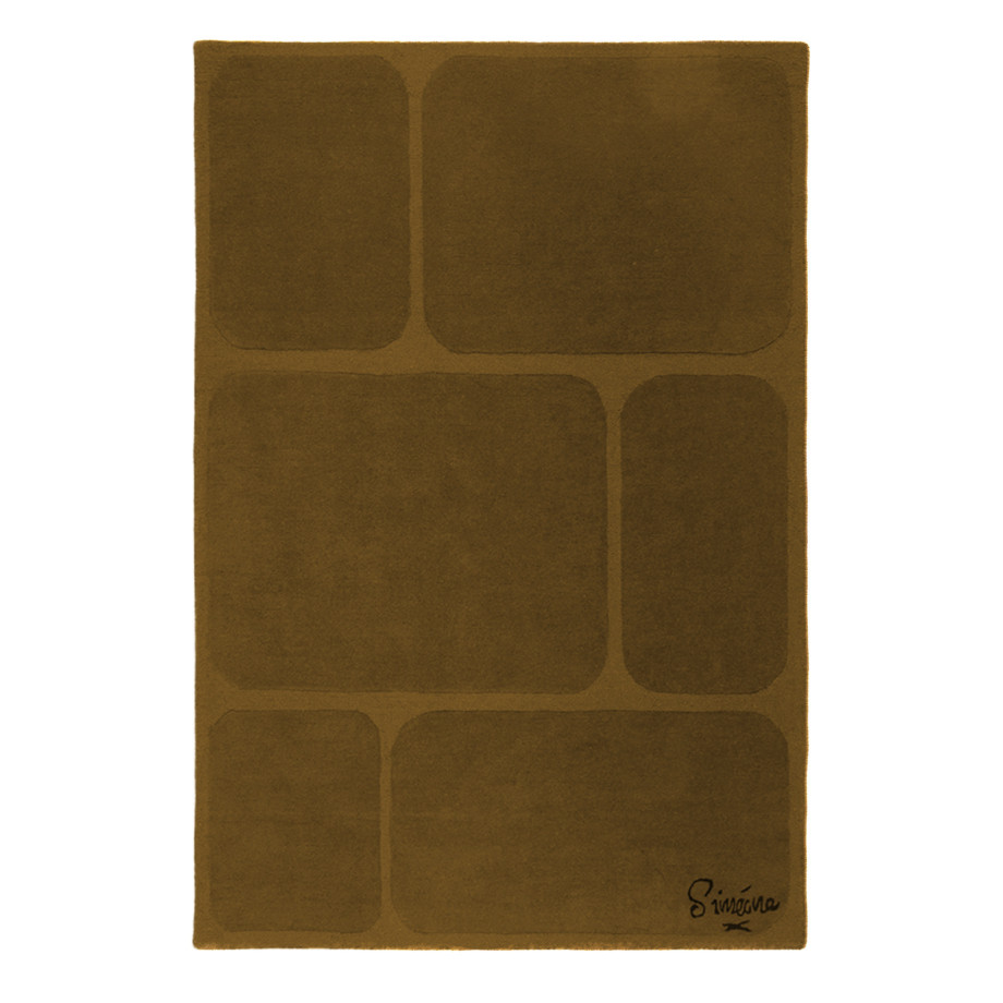 Tapis Terra IDAHO coloris Camel I Collaboration Cécile Siméone I Axodeco.fr