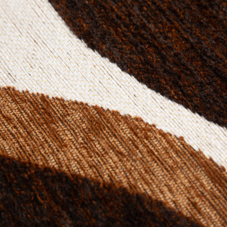 Tapis Faba Marron Idaho - Détail matière I Axodeco.fr