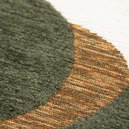 Tapis Faba Kaki Idaho - Détail matière I Axodeco.fr