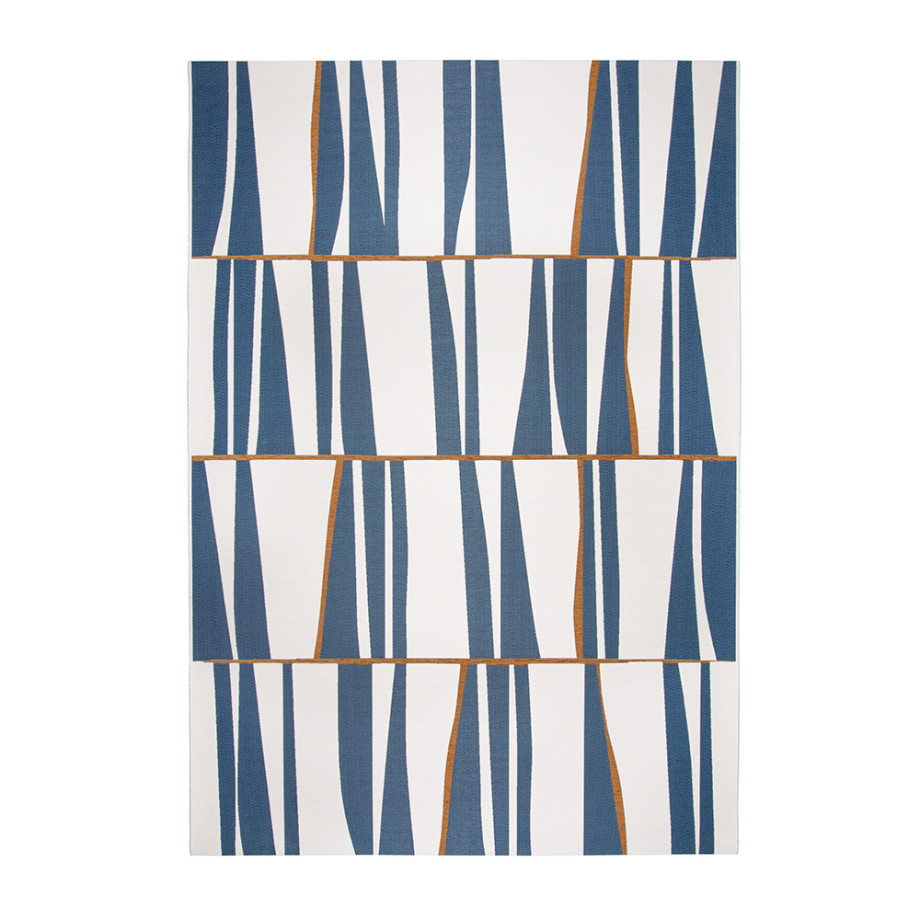 Tapis Boston - bleu - IDAHO I Axodeco.fr