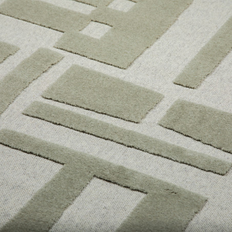 Tapis Varèse - sauge - zoom 1 - IDAHO I Axodeco.fr
