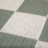 Tapis Square - sauge - zoom - IDAHO I Axodeco.fr