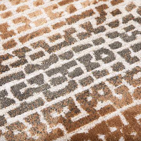 Tapis Laby - marron - zoom - IDAHO I Axodeco.fr