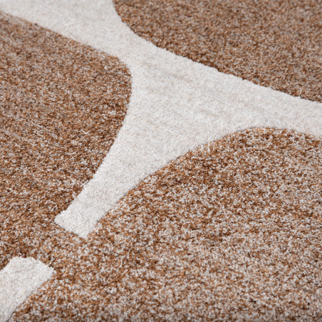 Tapis Pearl - terra - zoom - IDAHO I Axodeco.fr