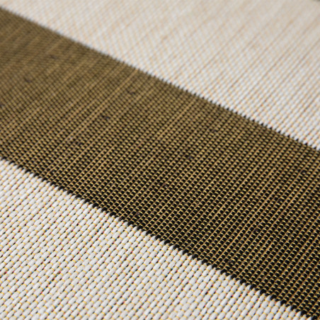 Tapis Laslo - marron - zoom - IDAHO I Axodeco.fr