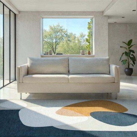 Tapis Etretat bleu Idaho - Ambiance I Axodeco.fr