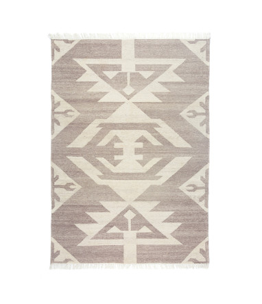 Tapis Aztèque beige IDAHO I Axodeco.fr
