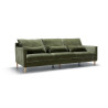 Canapé SITS 3XL velours chenillé Sally coloris forest green - Vue de coté I Axodeco.fr